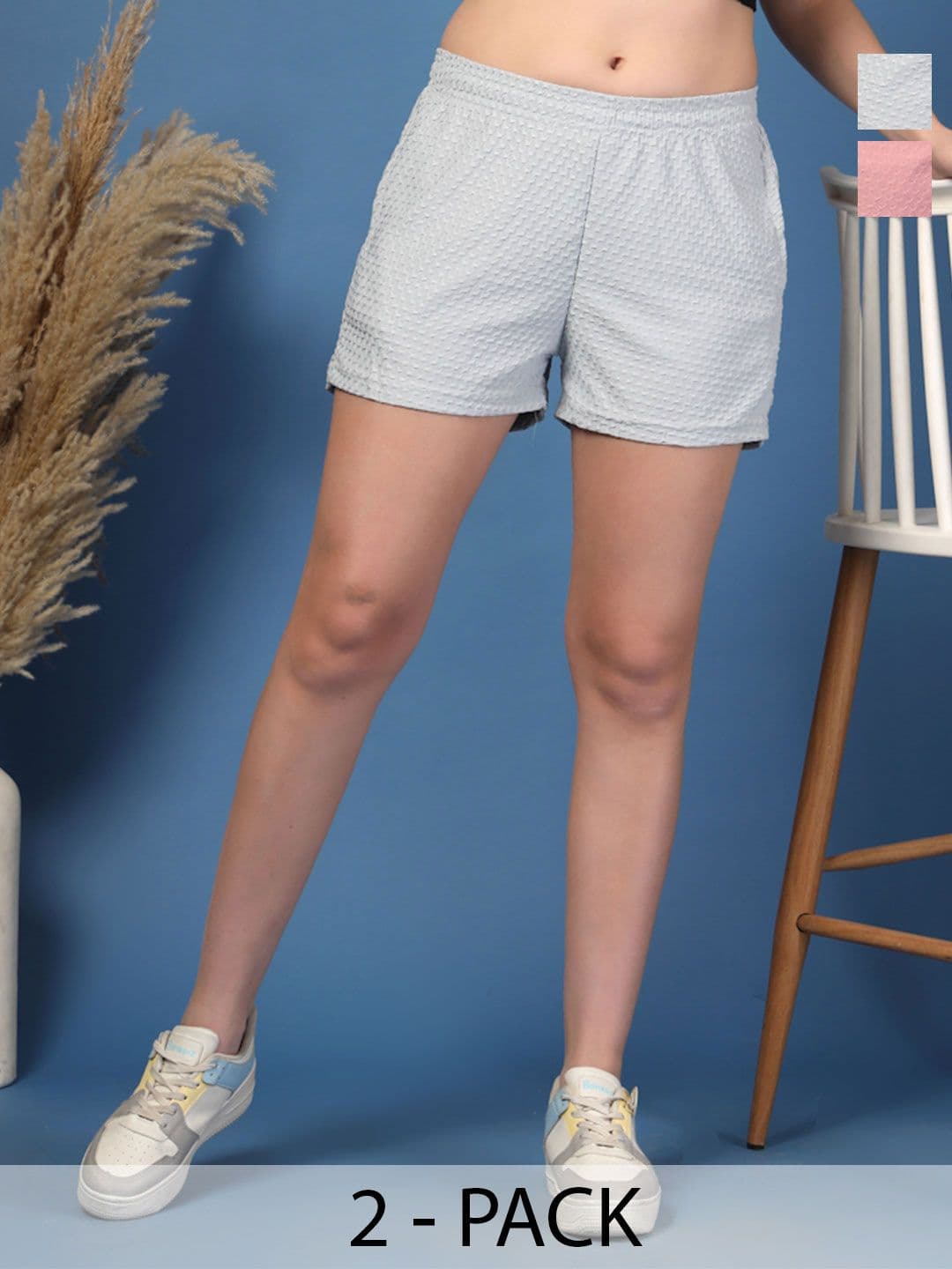 The Roadster Lifestyle Co Pack Of 2 Regular Shorts - view 1
