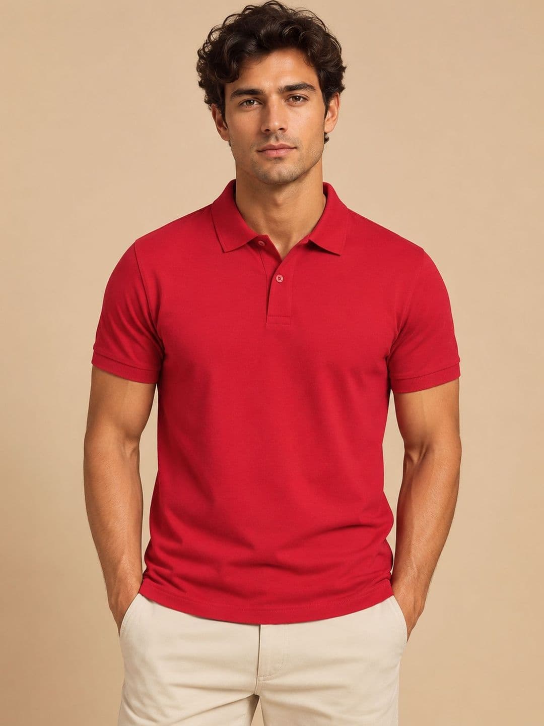 Mast & Harbour Men Polo Collar Pockets T-shirt - view 1