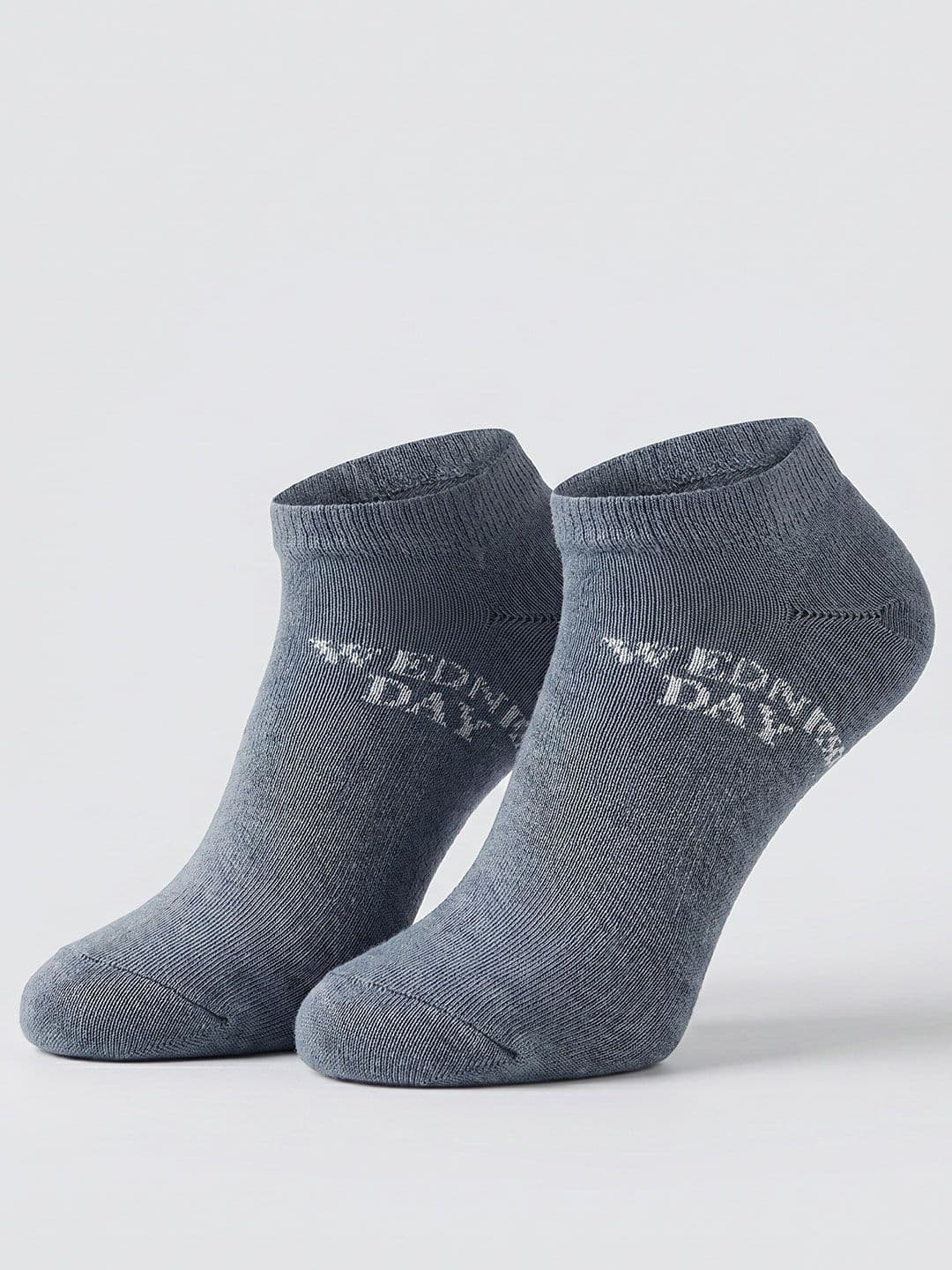 Moda Rapido Men Pack of 2 Cotton Blend Patterned Ankle Length Socks - view 1