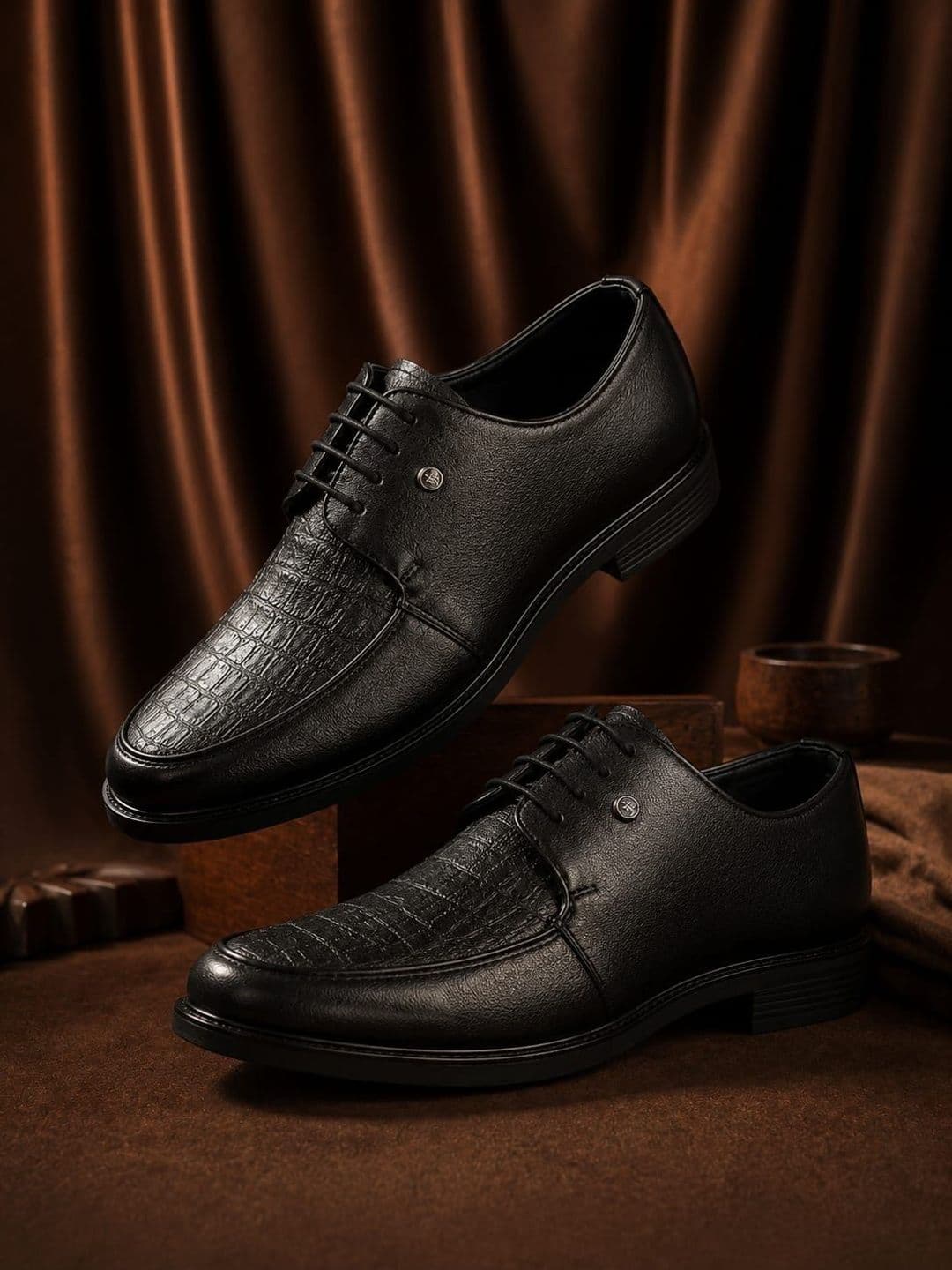 House of Pataudi Men Leather Formal Derbys - view 1