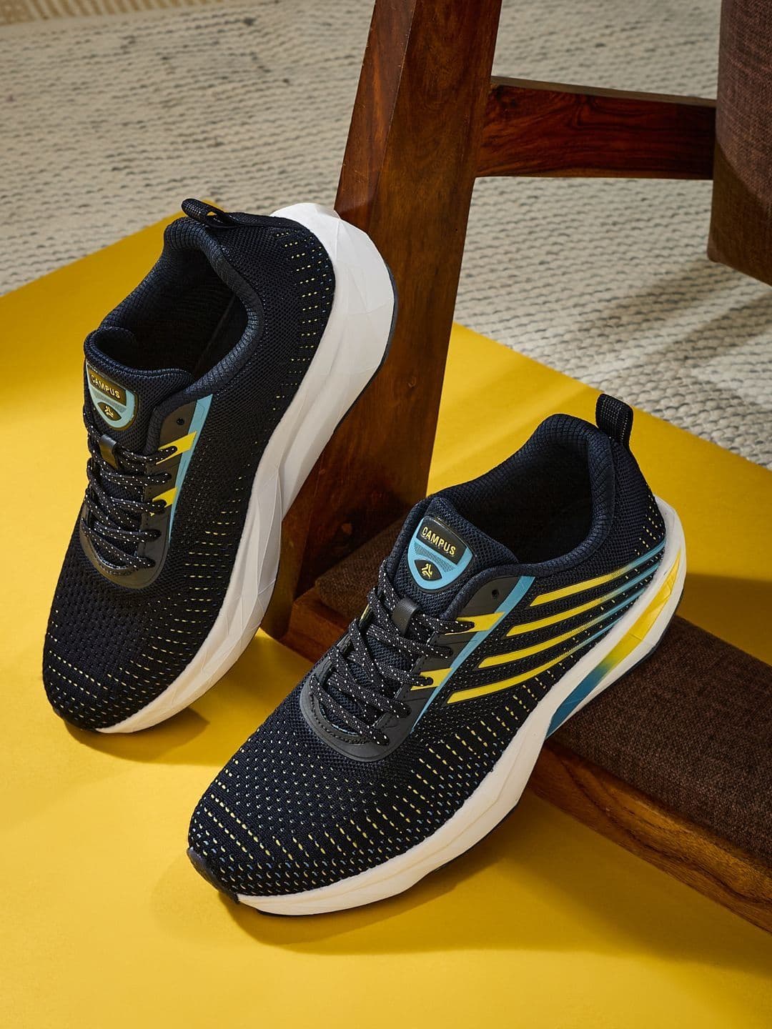 Campus AMPOR Men Mesh Running Non-Marking Shoes - view 1