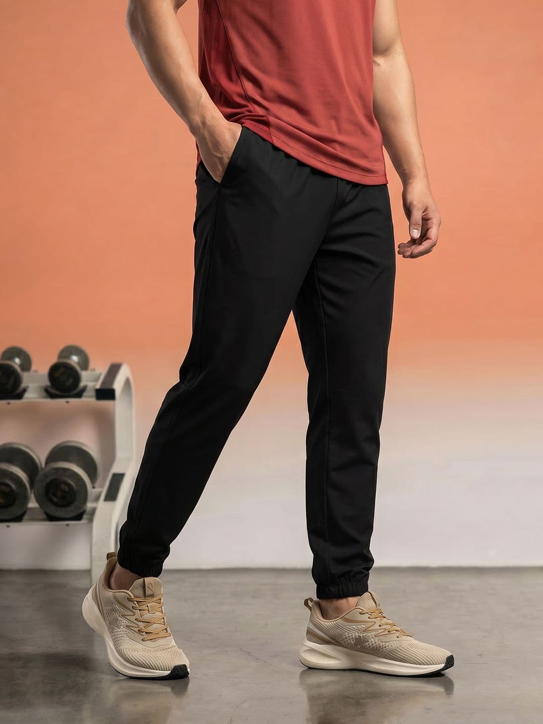 HRX by Hrithik Roshan Men Regular Fit Rapid-Dry Training Joggers - view 1