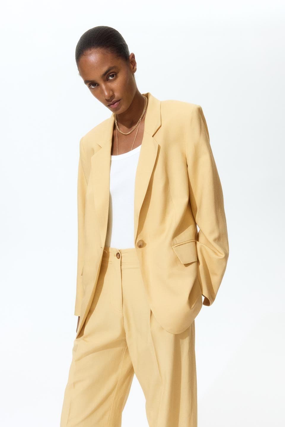 H&M Linen-Blend Blazer - view 1