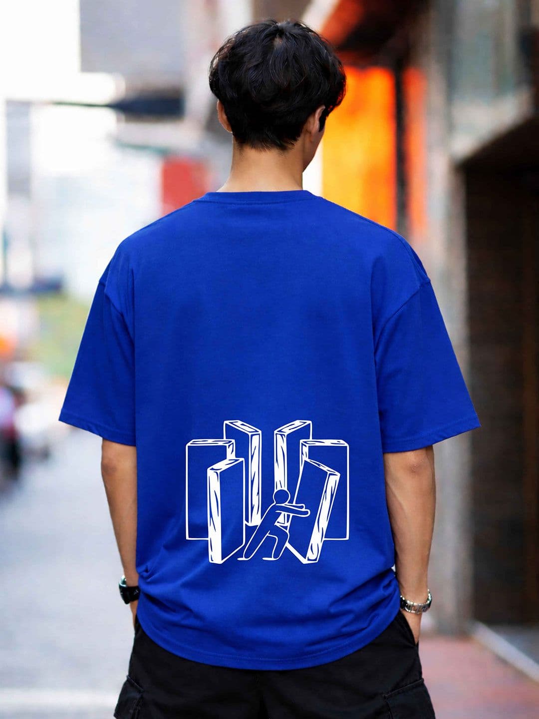 HIOR Men Typography Printed T-shirt - view 1