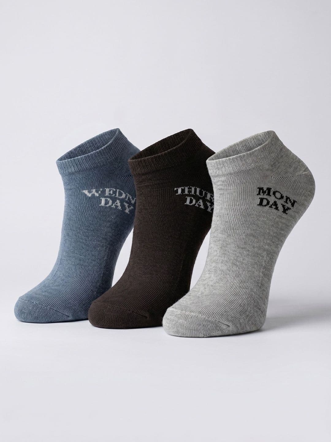 Moda Rapido Men Pack of 3 Cotton Blend Ankle Length Socks - view 1