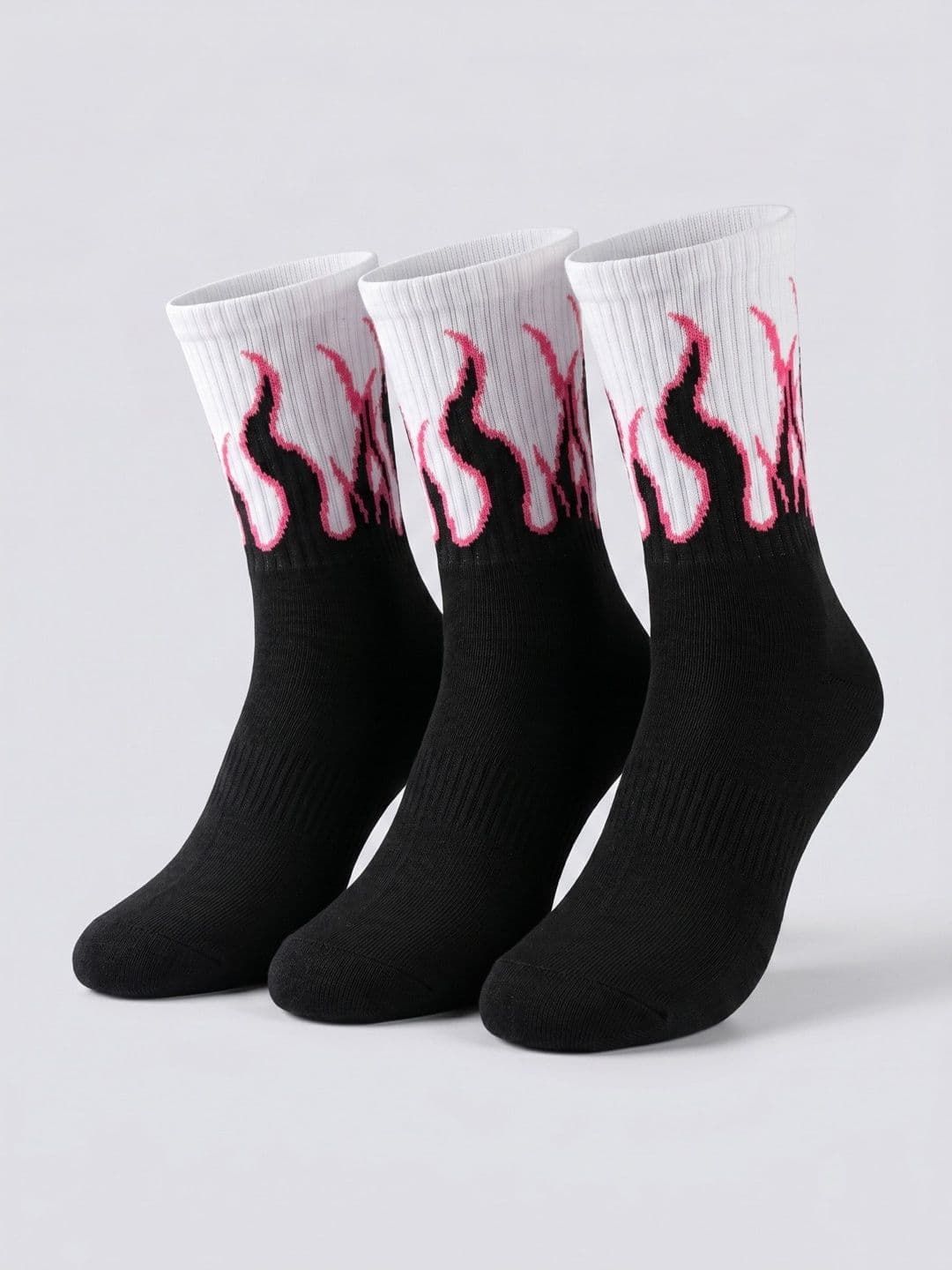 Moda Rapido Men Pack of 3 Cotton Blend Patterned Calf Length Socks - view 1