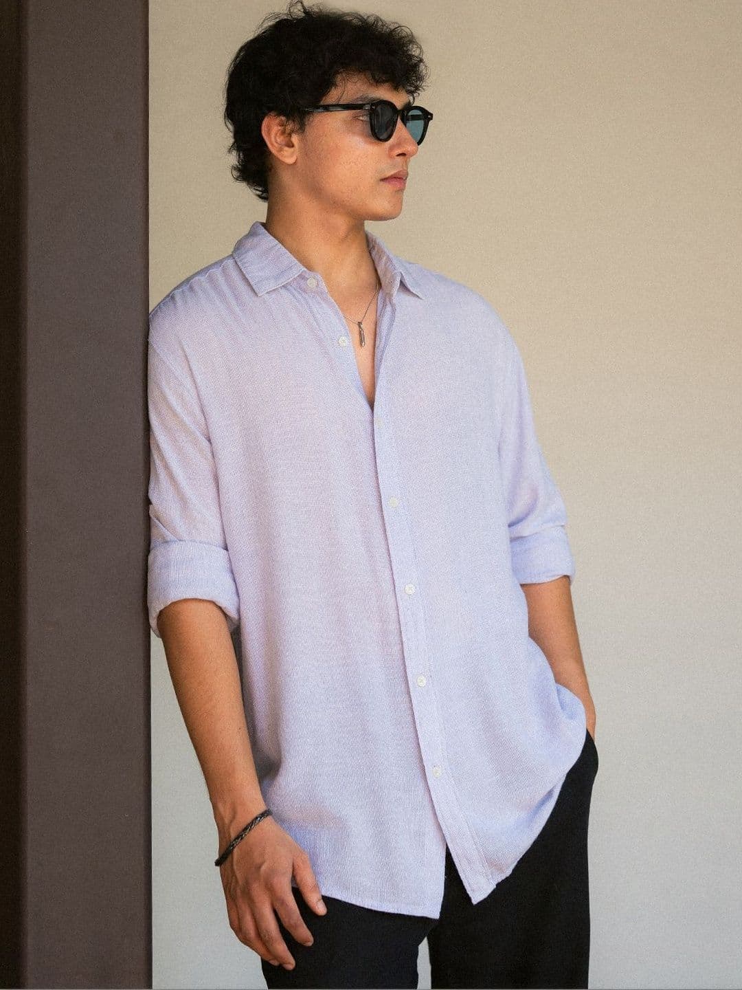 Powerlook Men Spread Collar Casual Shirt - view 1