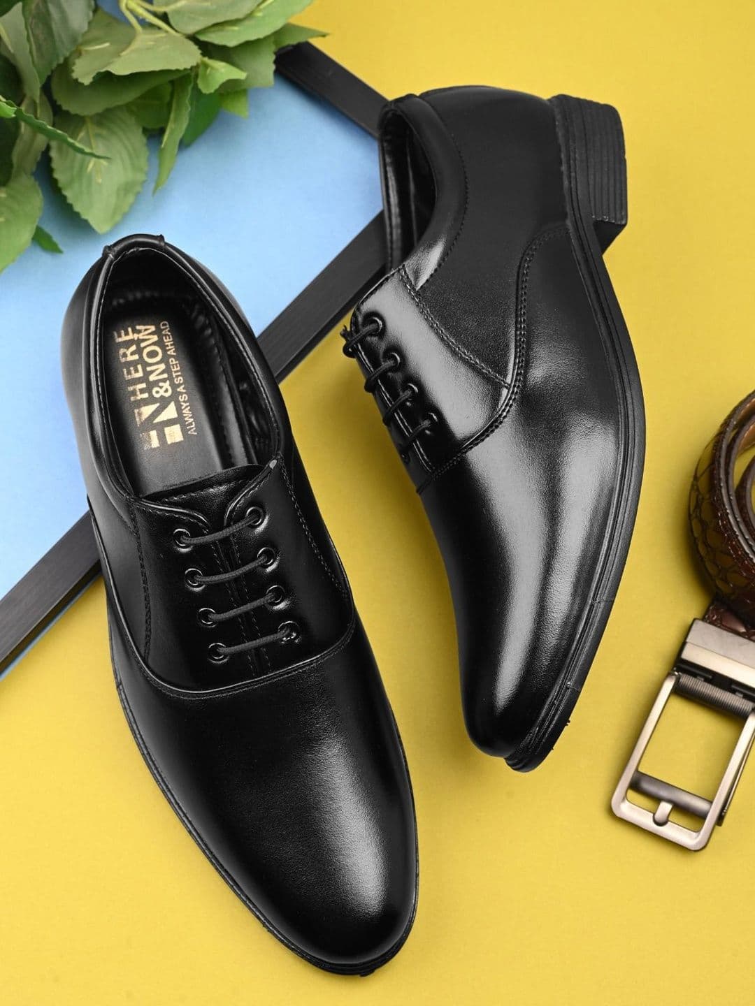 HERE&NOW Men Round Toe Lace-Ups Formal Oxfords - view 1