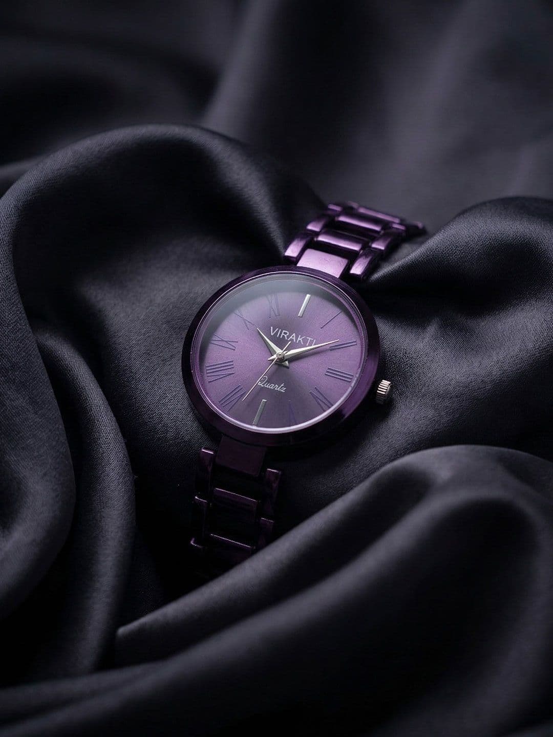 VIRAKTI Women Dial & Bracelet Style Straps Analogue Watch SAT-08-PURPLE-V01 VIR - view 1
