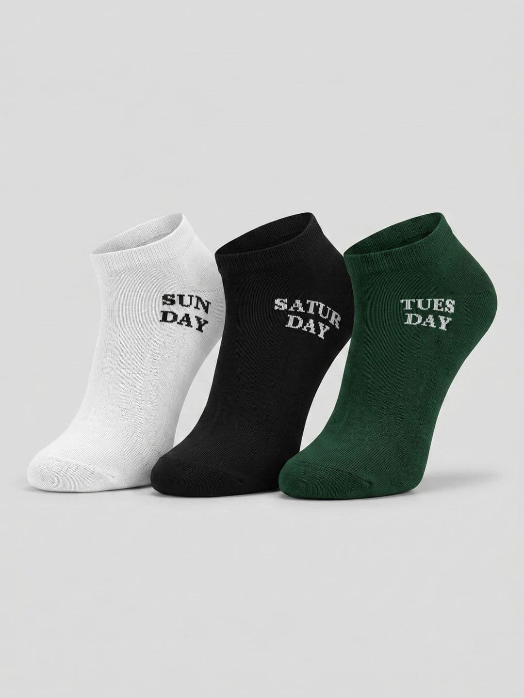 Moda Rapido Men Pack of 3 Cotton Blend Patterned Ankle Length Socks - view 1