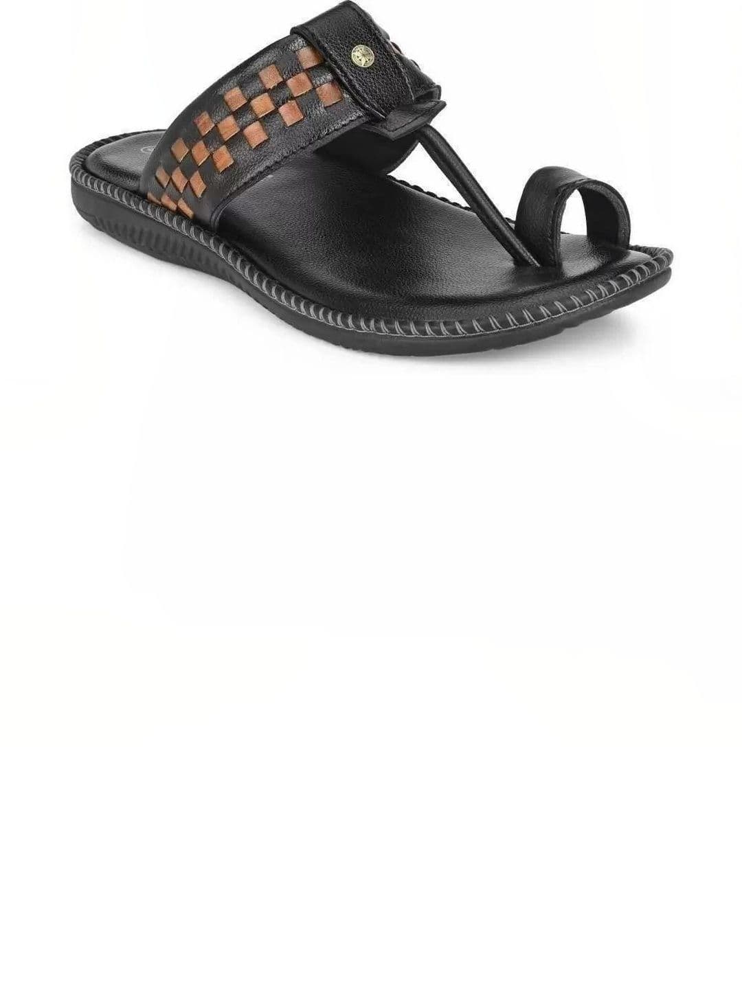 LORENCE FASHION HUB Men Colourblocked Thong Flip-Flops - view 1
