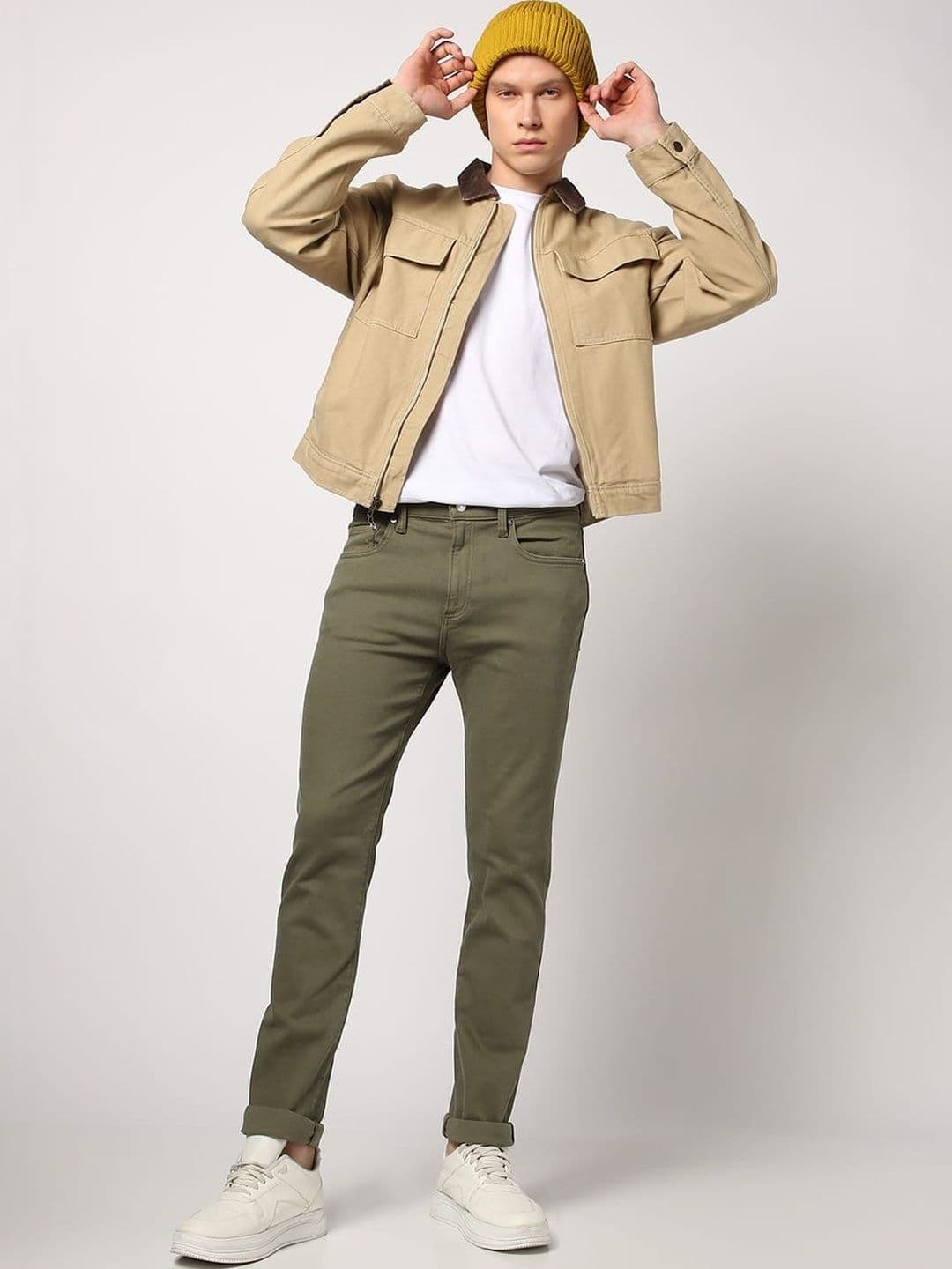 GAP Men Skinny Fit Coloured Stretchable Jeans - view 1