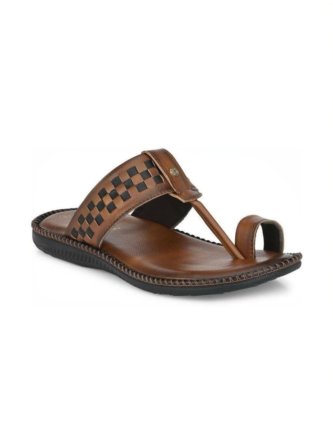 LORENCE FASHION HUB Men Colourblocked Thong Flip-Flops - view 1