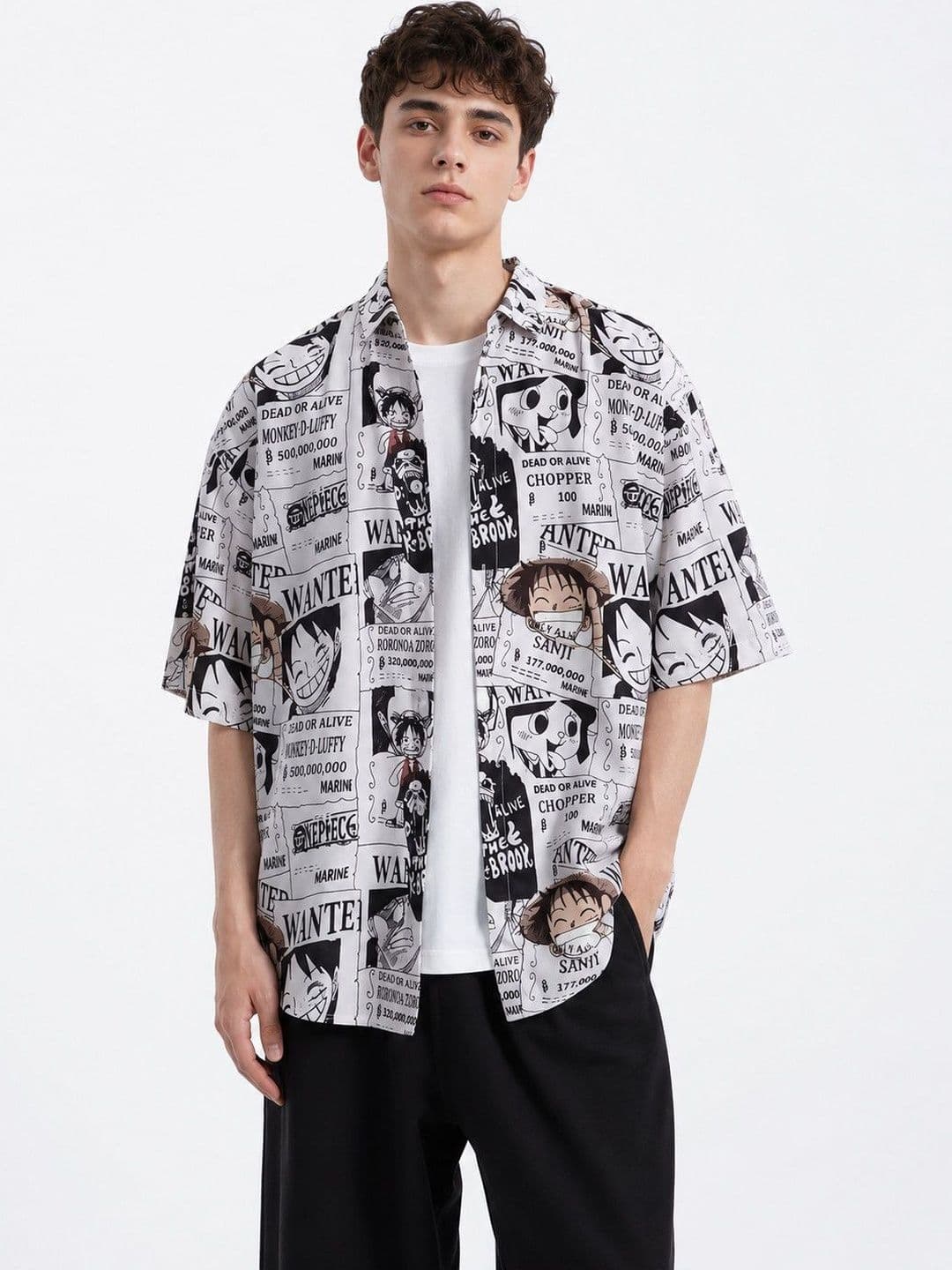 Suo Men Printed Casual Shirt - view 1