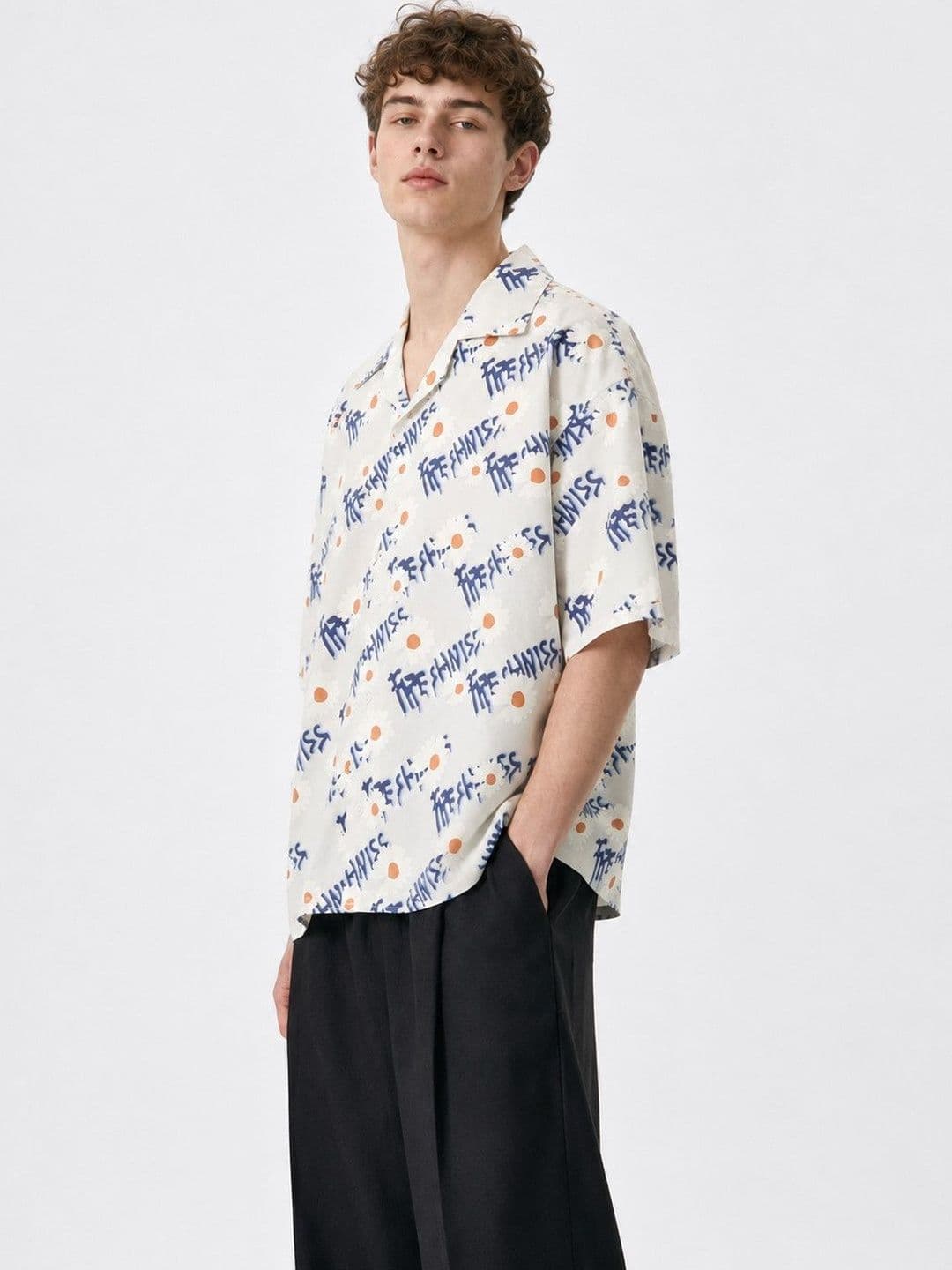 Suo Men Printed Casual Shirt - view 1