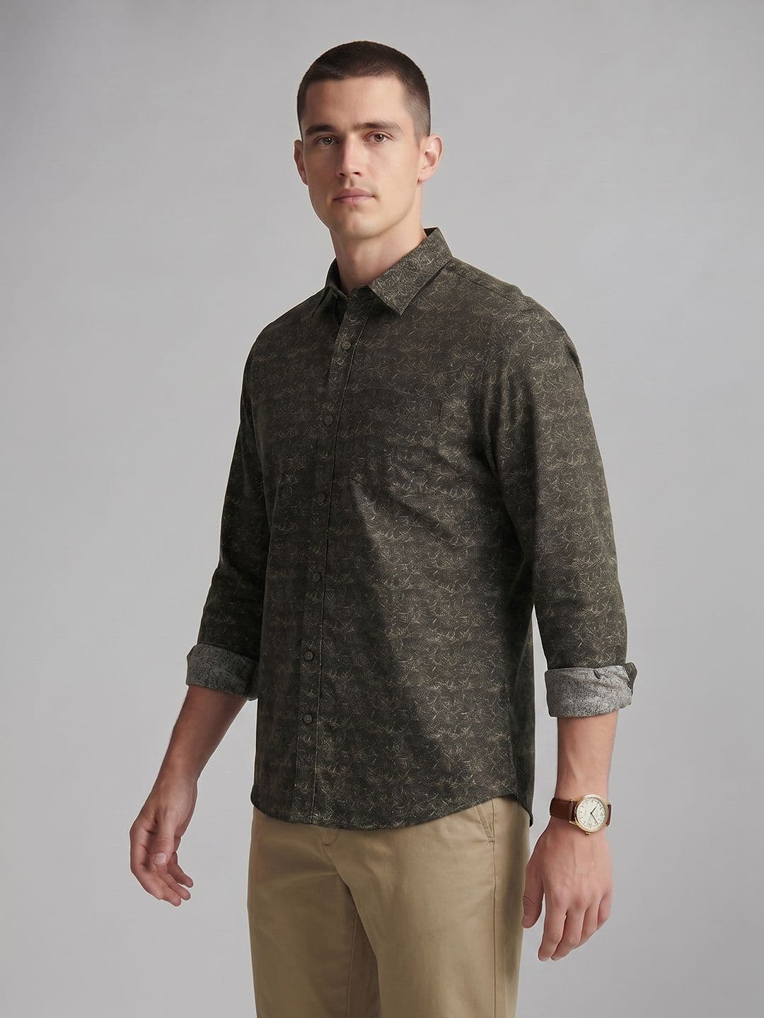 Allen Solly Abstract Printed Pure Cotton Casual Shirt - view 1
