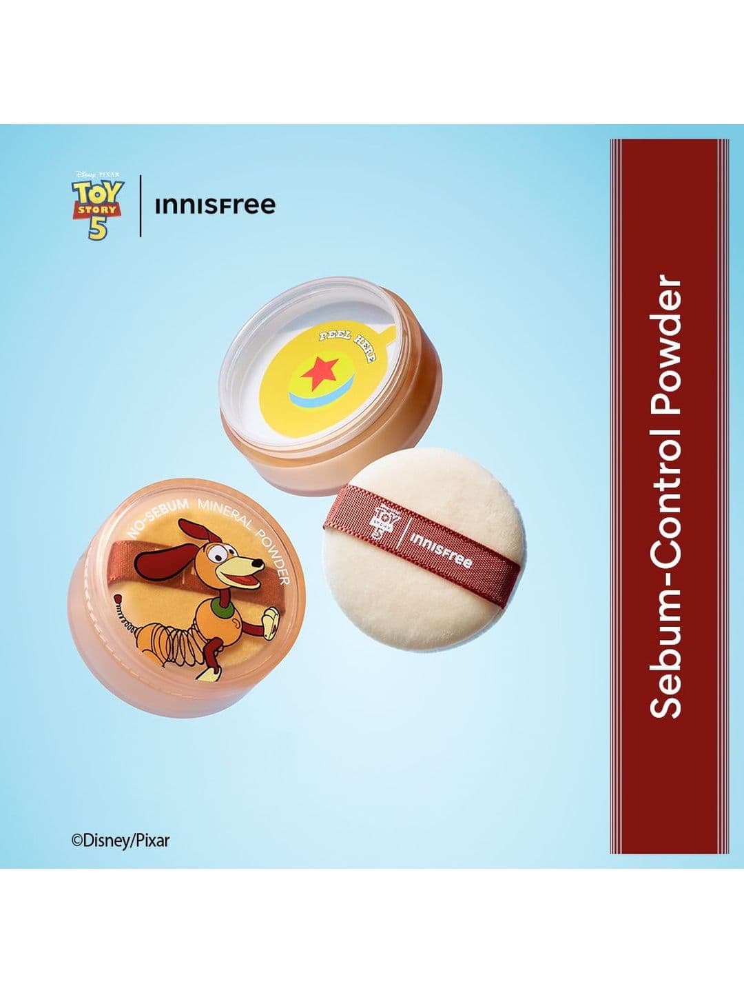 Innisfree No Sebum Slinky Dog Toy Story Edition Mineral Powder For Oily Skin - 5g - view 1