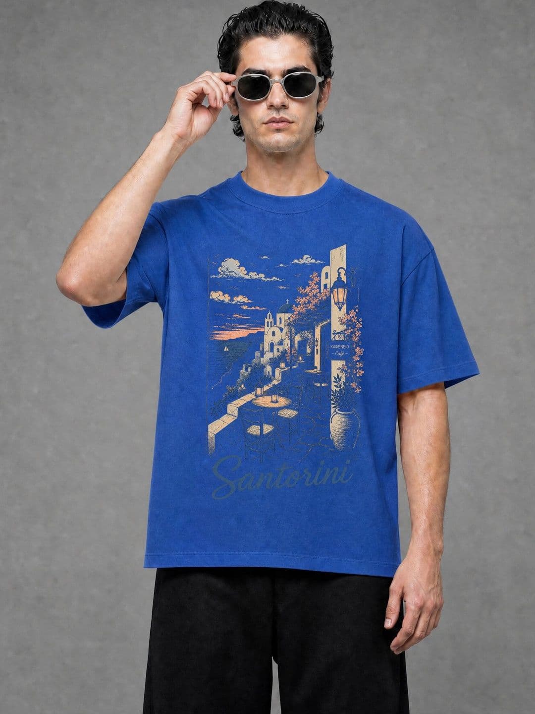 FARDA Unisex Printed Drop-Shoulder Sleeves T-shirt - view 1