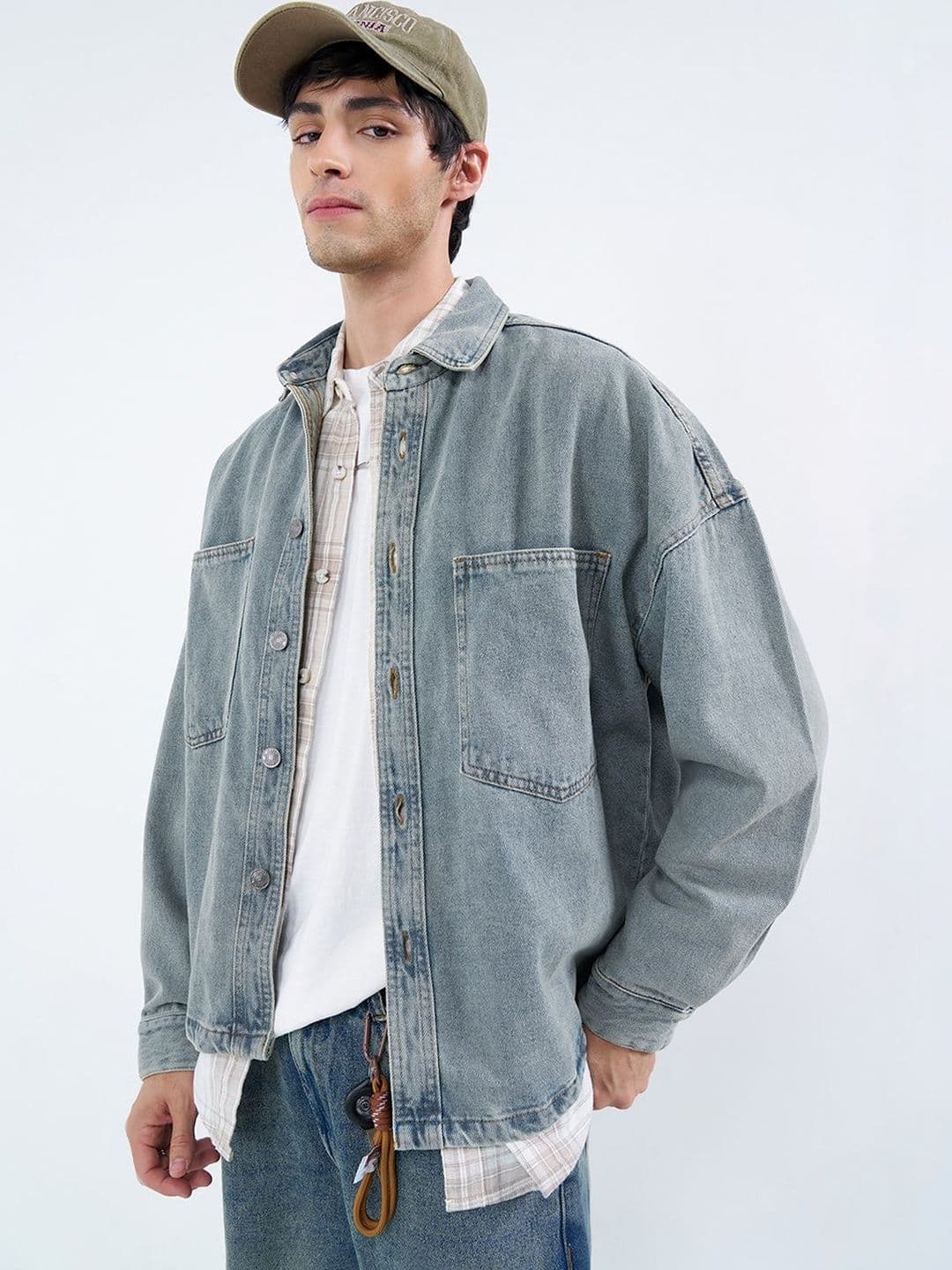 SF JEANS by Pantaloons Men Denim Jacket - view 1