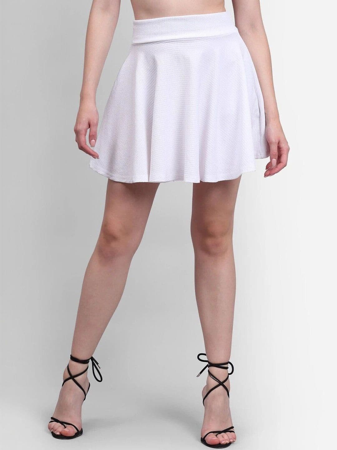 3BUDDY FASHION Women Self Design Mini Flared Skirt - view 1