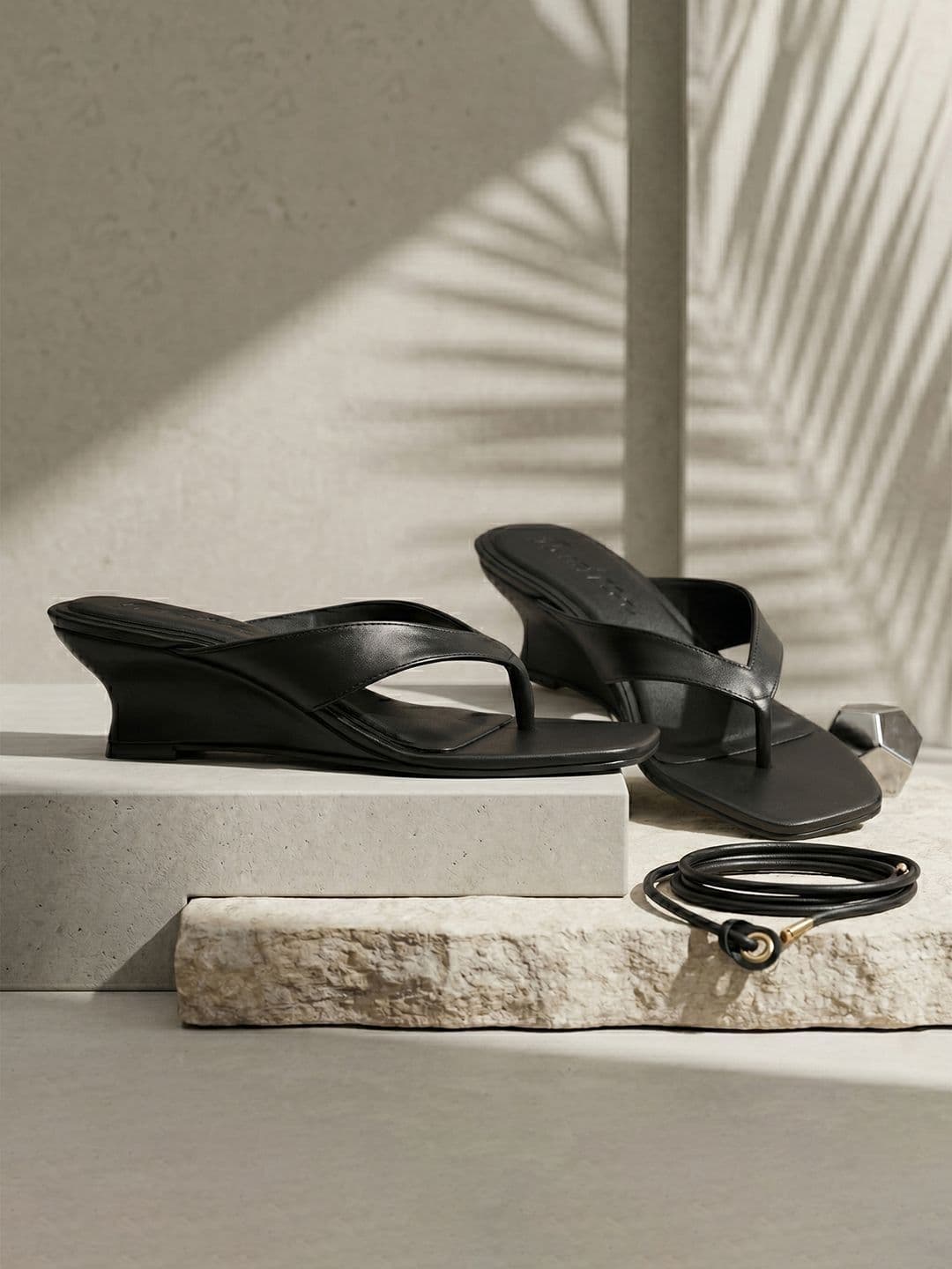 Bata Wedge Sandals - view 1