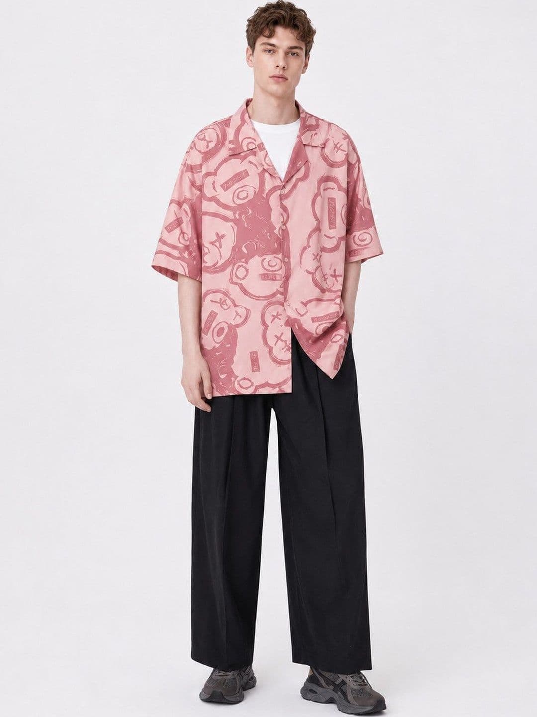 Suo Men Printed Casual Shirt - view 1