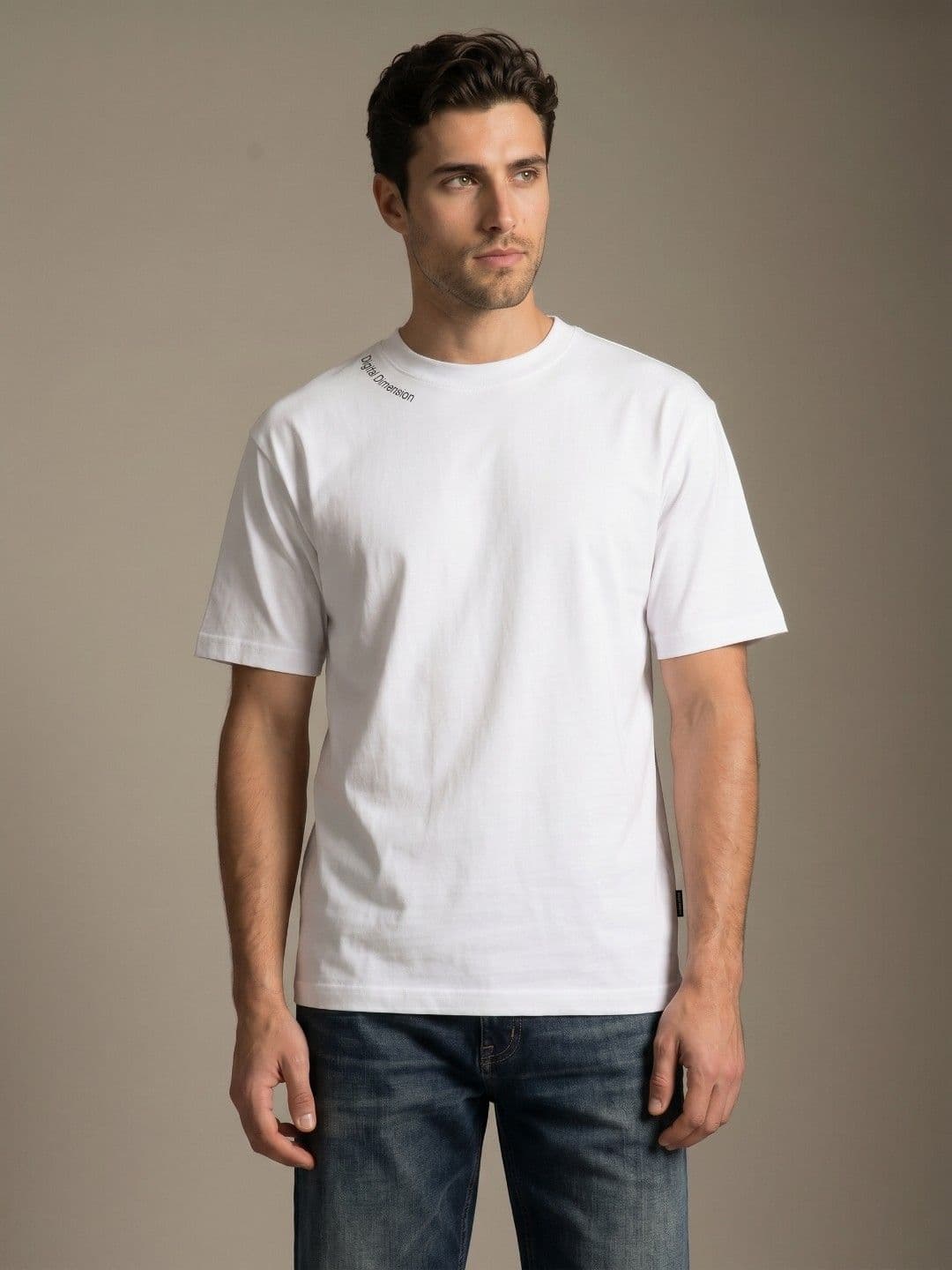 glitchez Relaxed Fit Cotton T-shirt - view 1