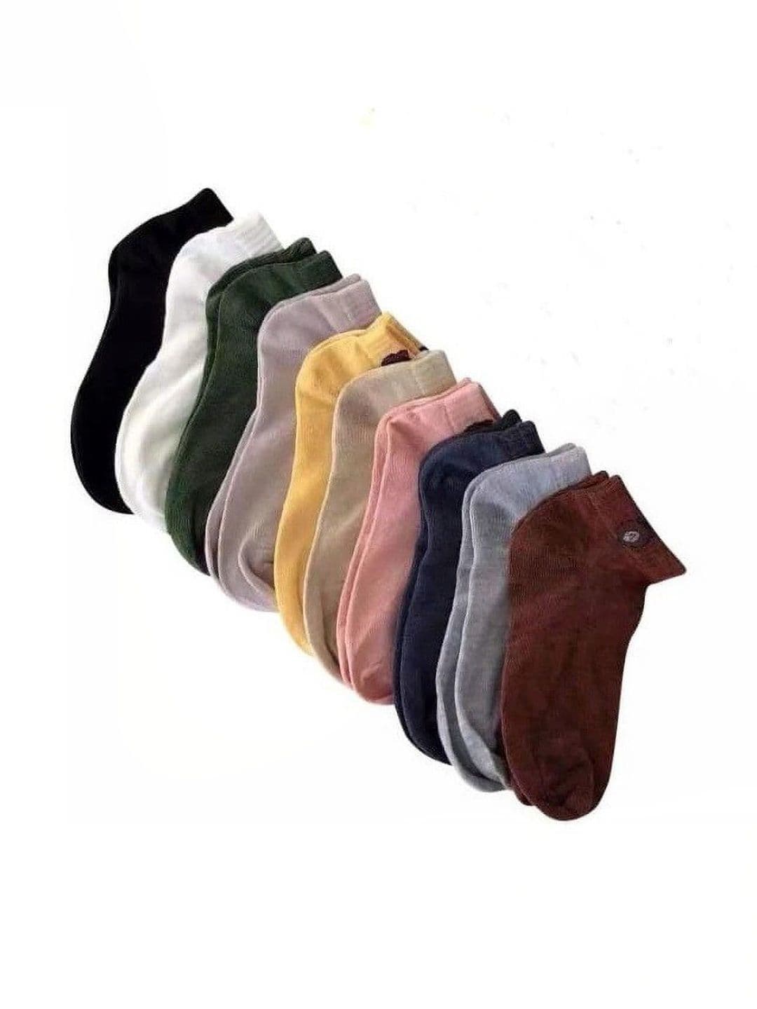 GARUN Unisex Pack of 10 Cotton Ankle Length Socks - view 1