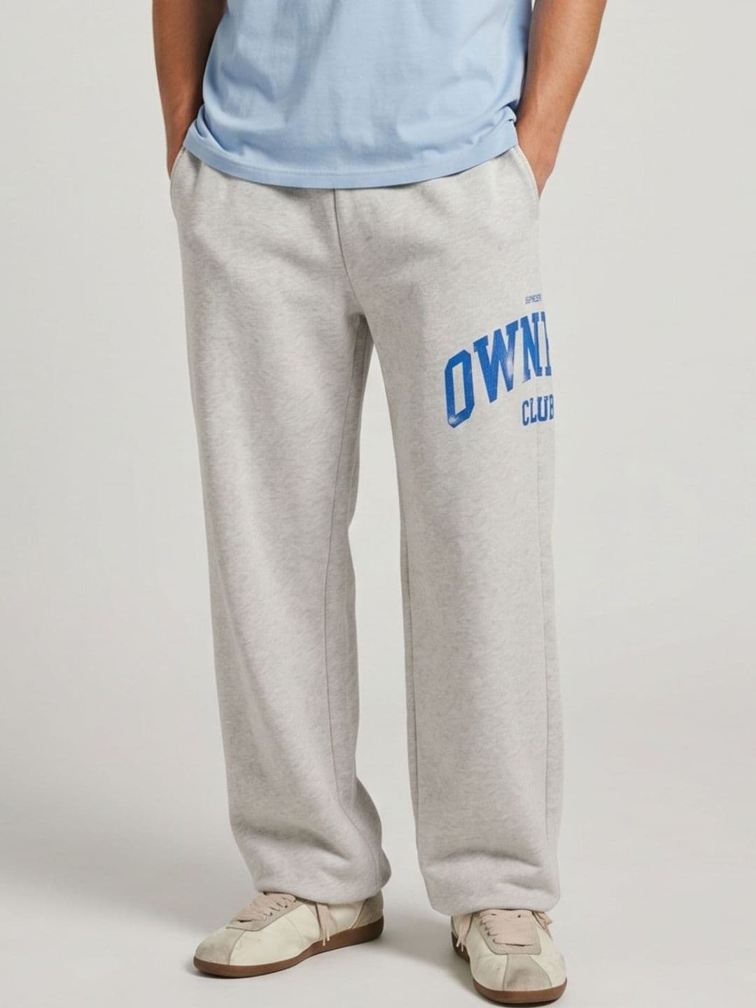 Dopestar Men Baggy Typography Track Pants - view 1