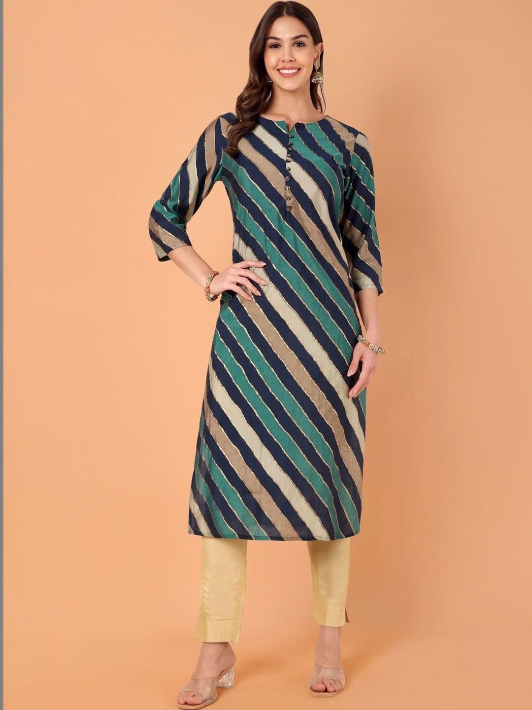 Sangria Women Printed Kurta - view 1