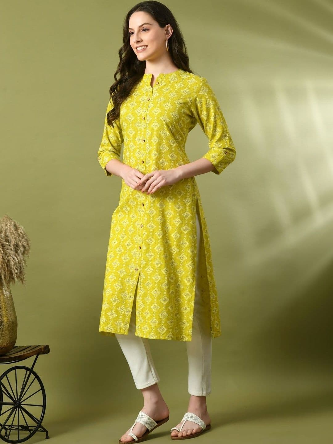 Sangria Women Ethnic Motifs Printed Kurta - view 1