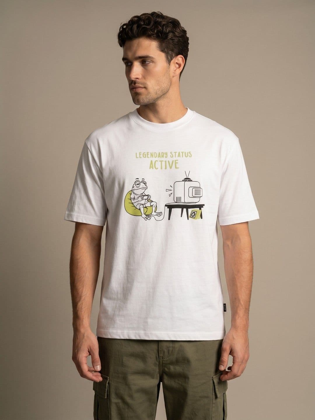 glitchez Graphic Printed Relaxed-Fit T-shirt - view 1