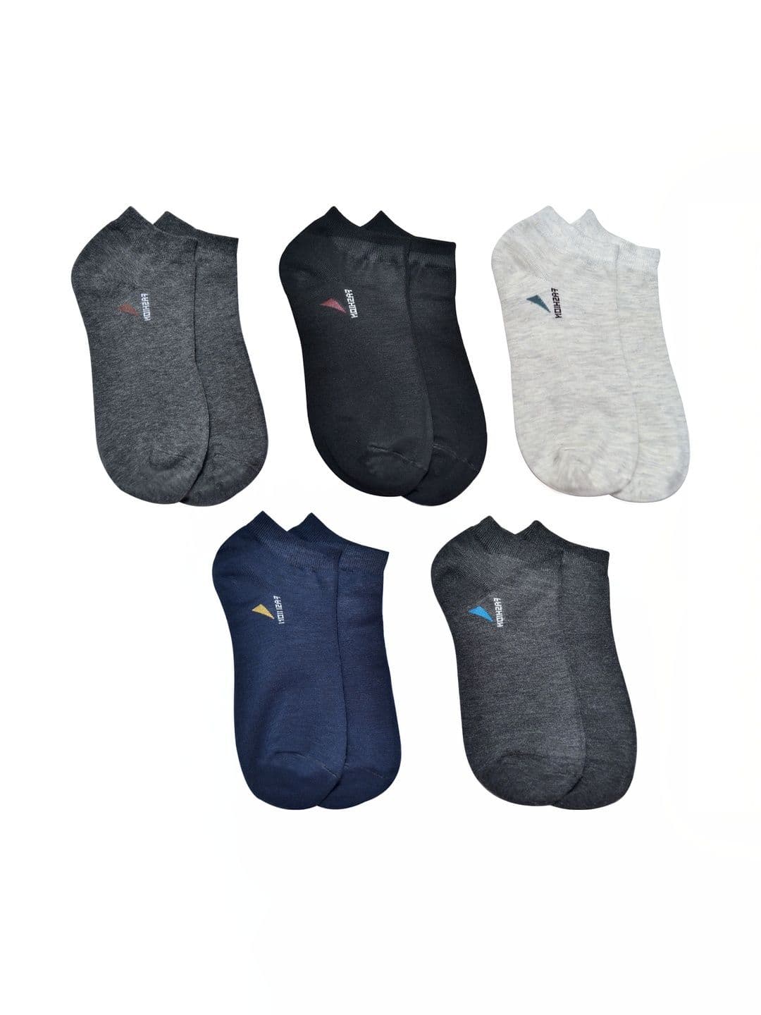 GARUN Men Pack of 5 Cotton Ankle Length Socks - view 1