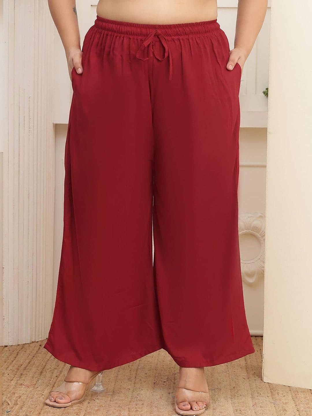 KALINI Women 2 Flared Ethnic Palazzos - view 1