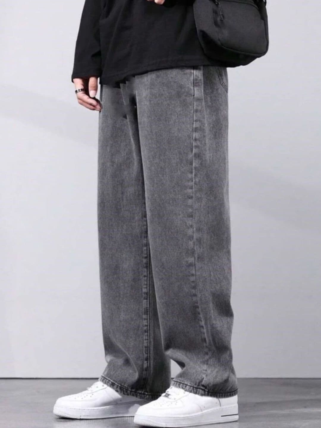 KEYUR Men Loose Mid-Rise Light Fade Jeans