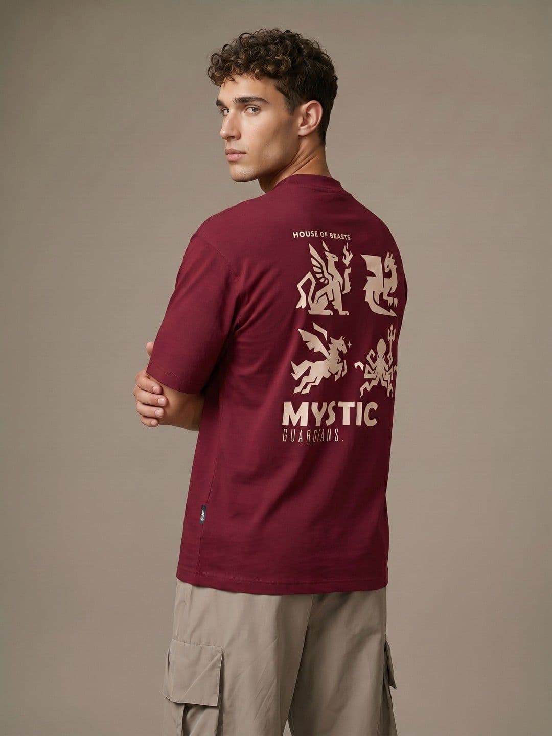 glitchez House of Beasts Graphic Relaxed Fit T-shirt - view 1