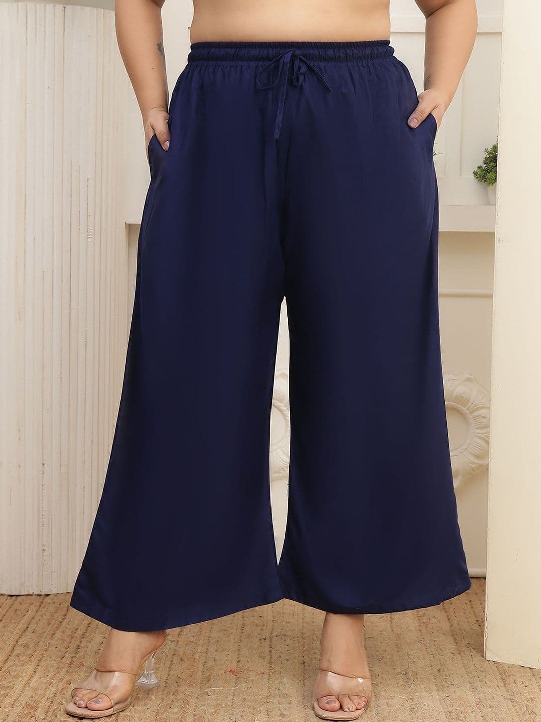 KALINI Women 2 Flared Ethnic Palazzos - view 1
