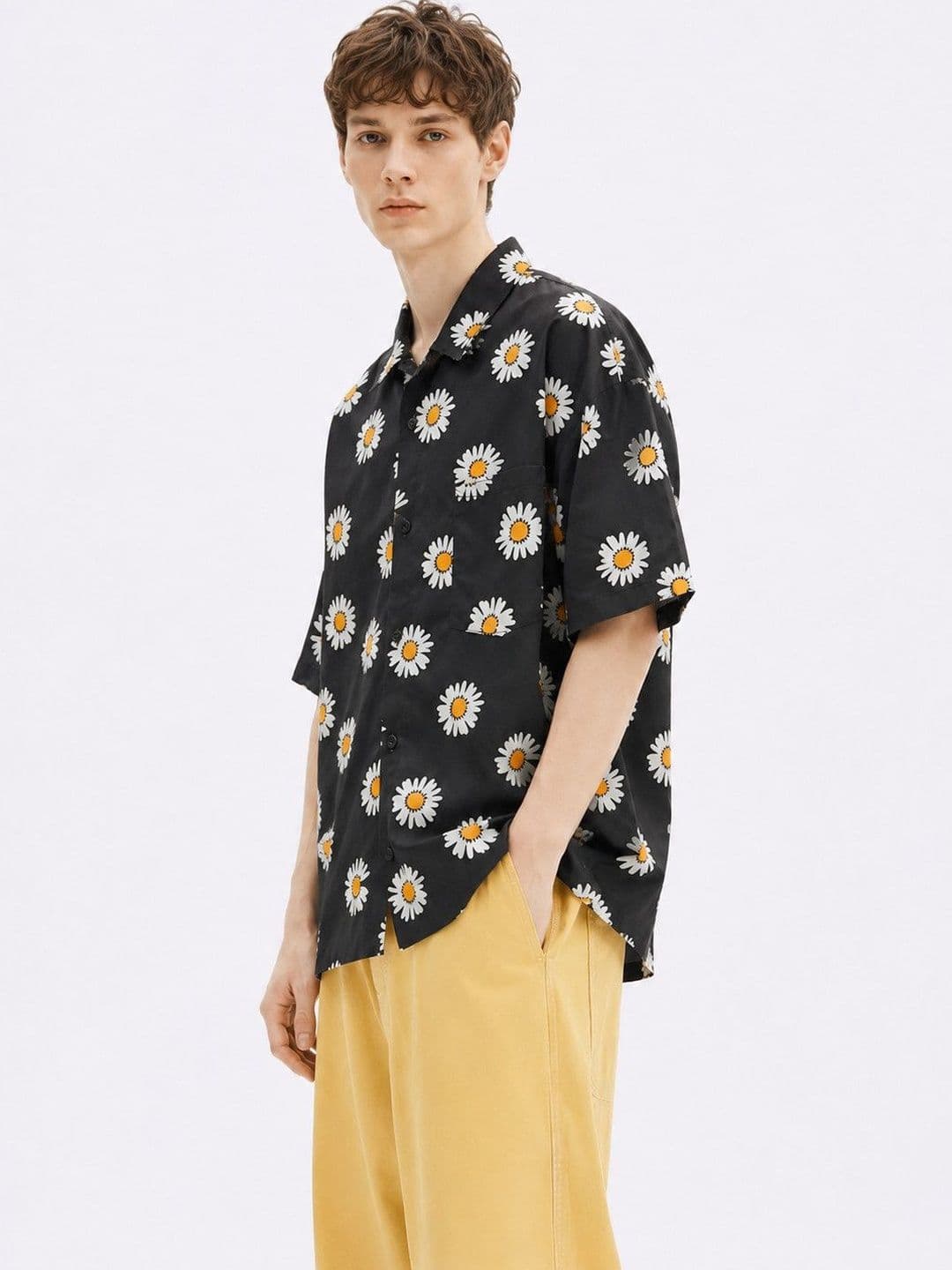 Suo Men Floral Printed Casual Shirt - view 1