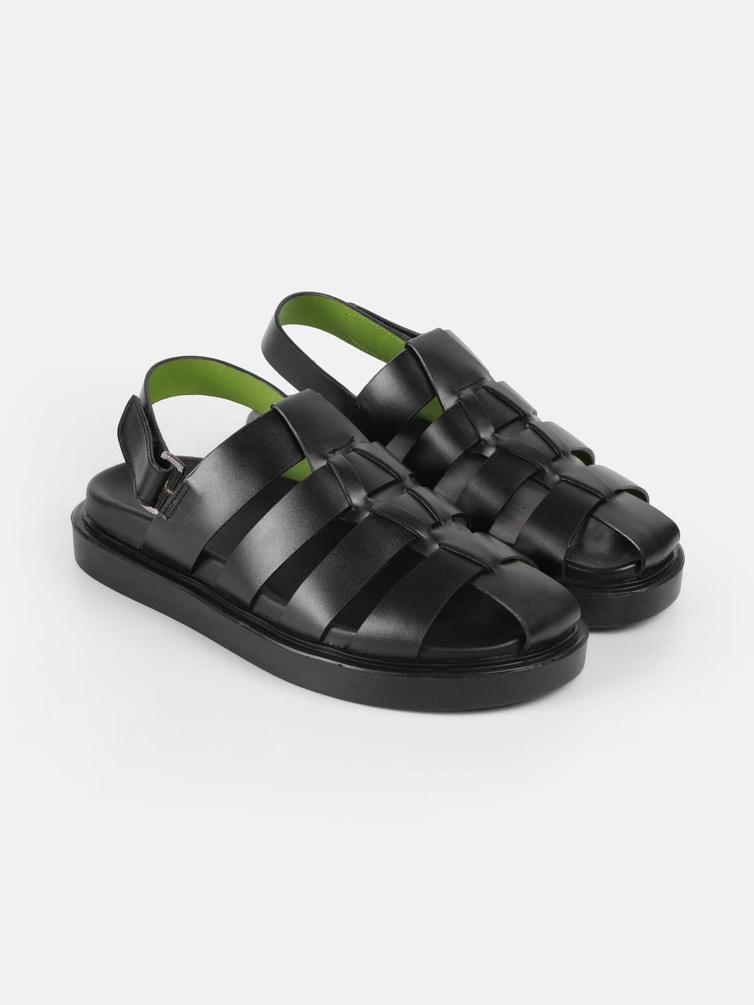 Mochi Men Leather Fisherman Sandals - view 1