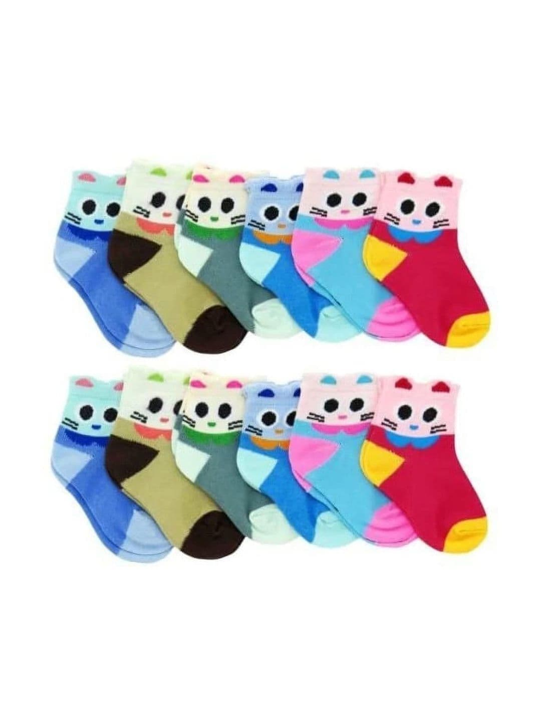 VIPUN Unisex Cotton Patterned Ankle Length Socks - view 1
