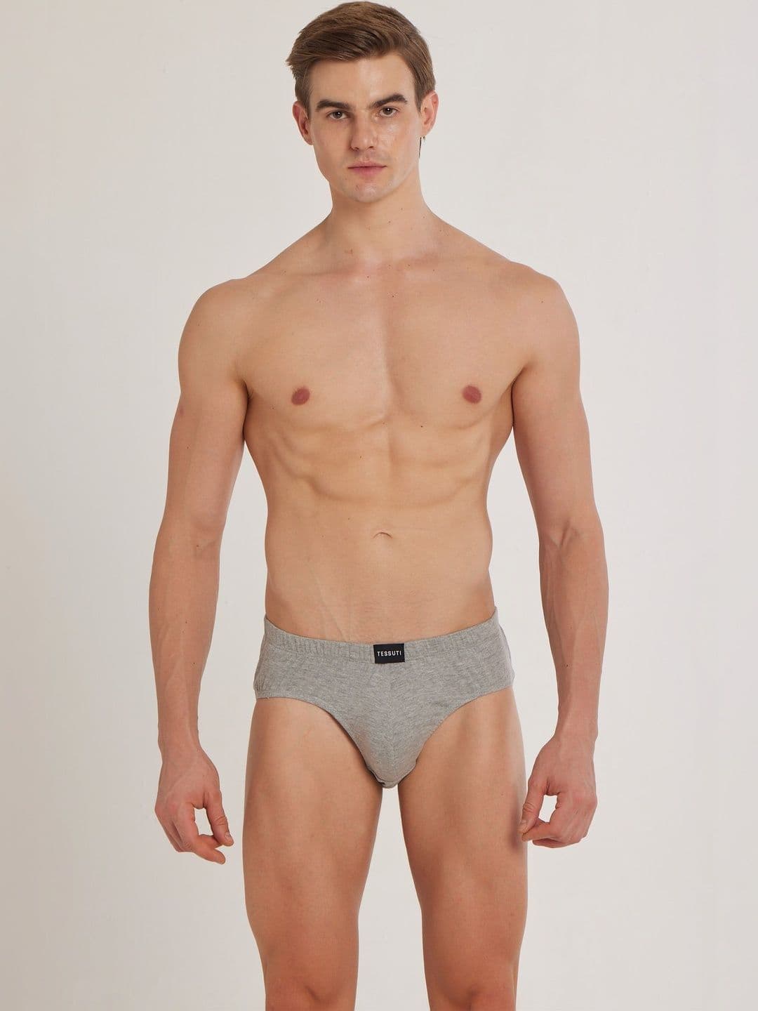 TESSUTI Men Assorted Cotton Basic Briefs - view 1