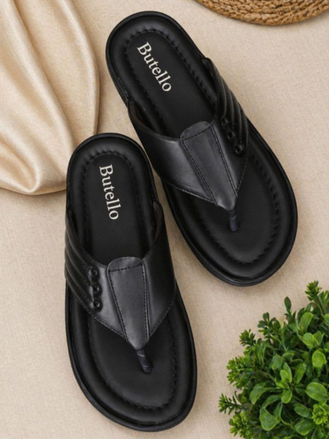 Butello Men Leather Comfort Sandals - view 1