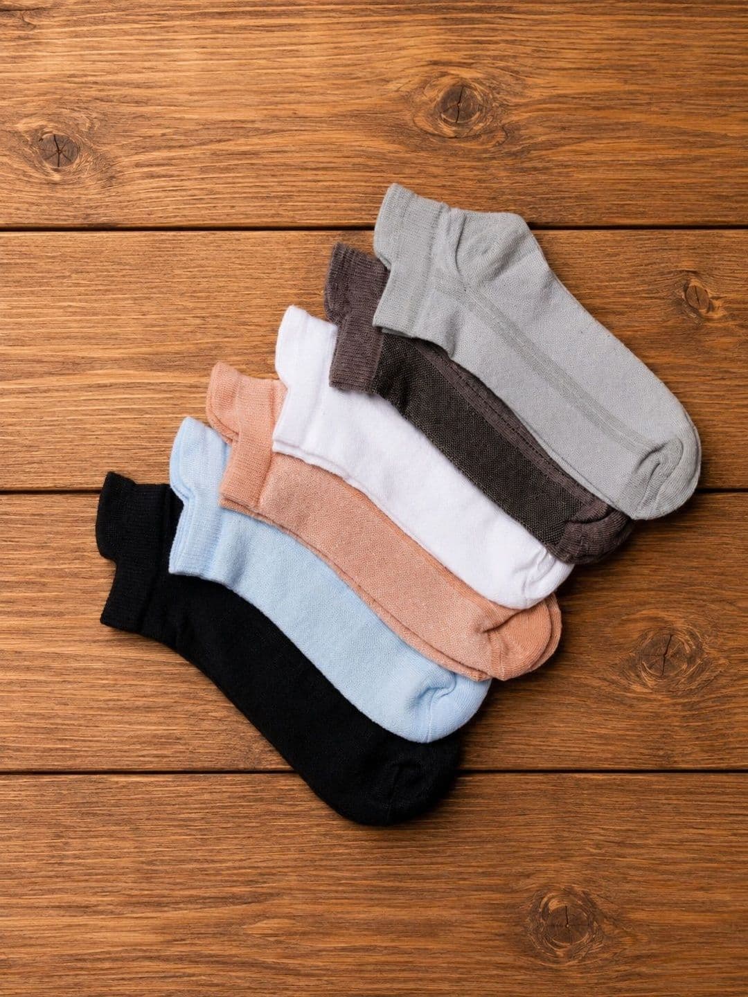 Sloxie Unisex Pack of 6 Cotton Shoe Liners Socks - view 1