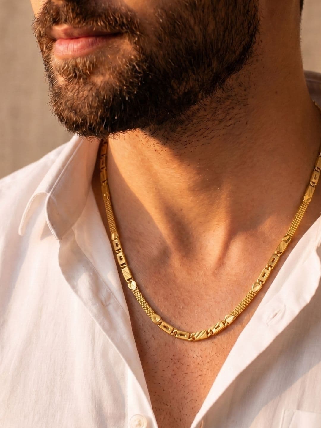 RKB Sales Men Brass Gold-Plated Chain - view 1