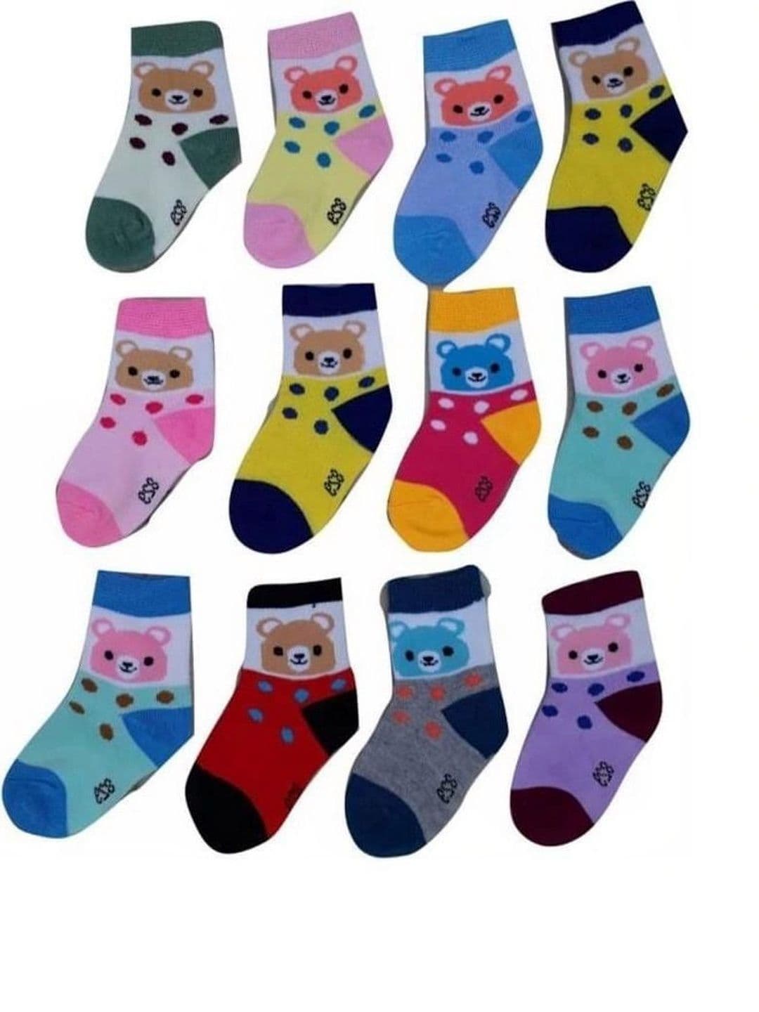 VIPUN Unisex Cotton Patterned Ankle Length Socks - view 1