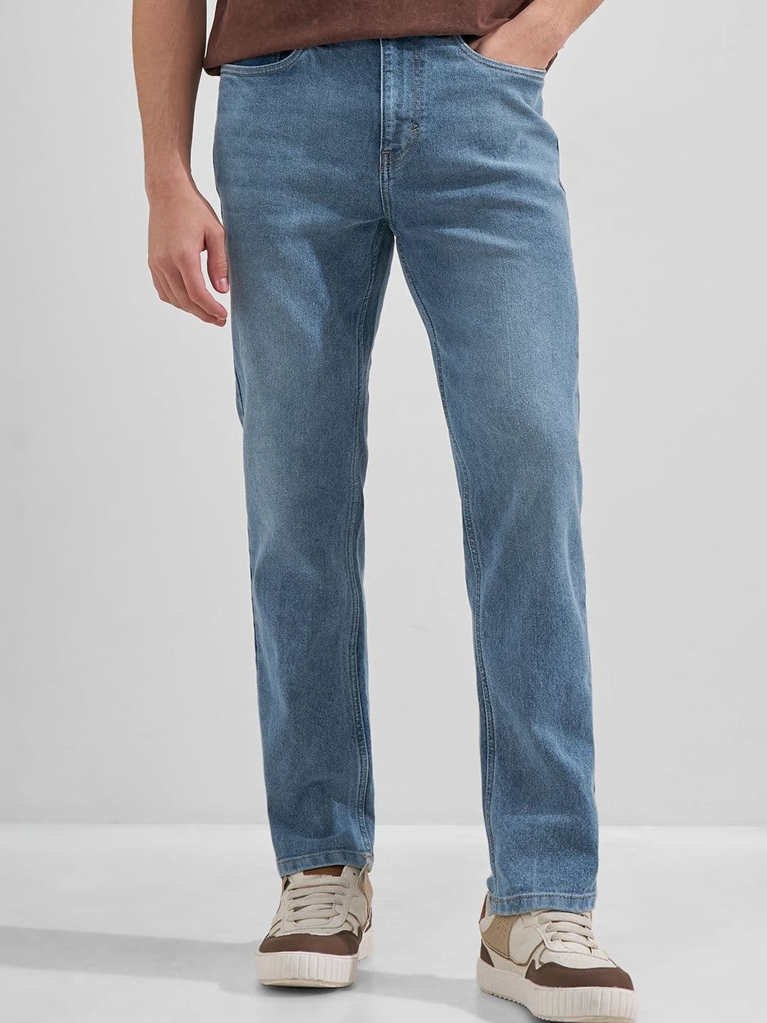 HIGHLANDER Men Slim Fit Mid-Rise Jeans - view 1
