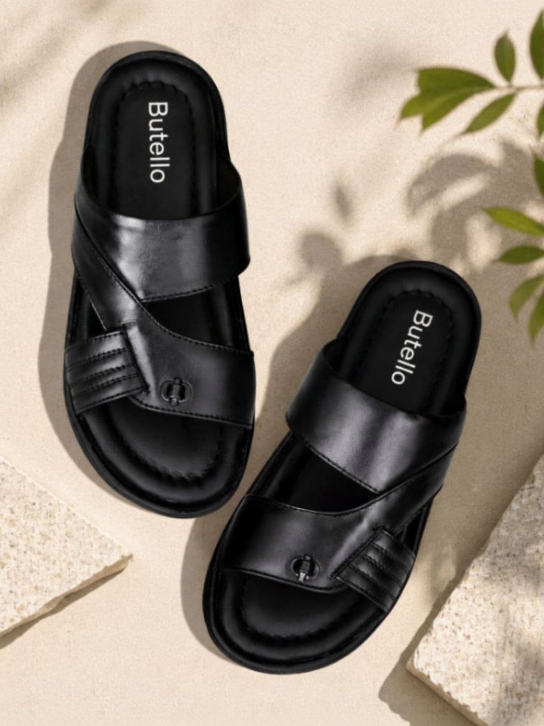 Butello Men Leather Comfort Sandals - view 1