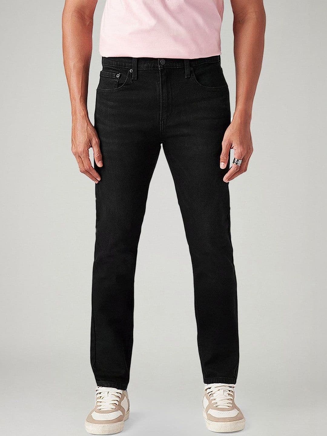 Levis Men's 512 Black Slim Tapered Fit Mid Rise Jeans - view 1