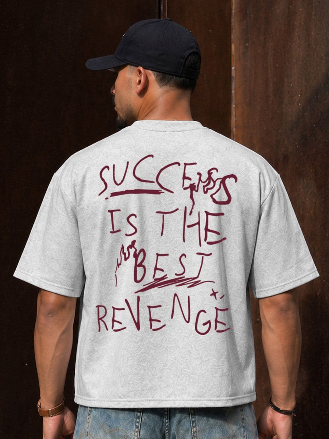 MODA RAPIDO X FITNESS EXCHANGE Men Typography Printed Boxy T-shirt - view 1
