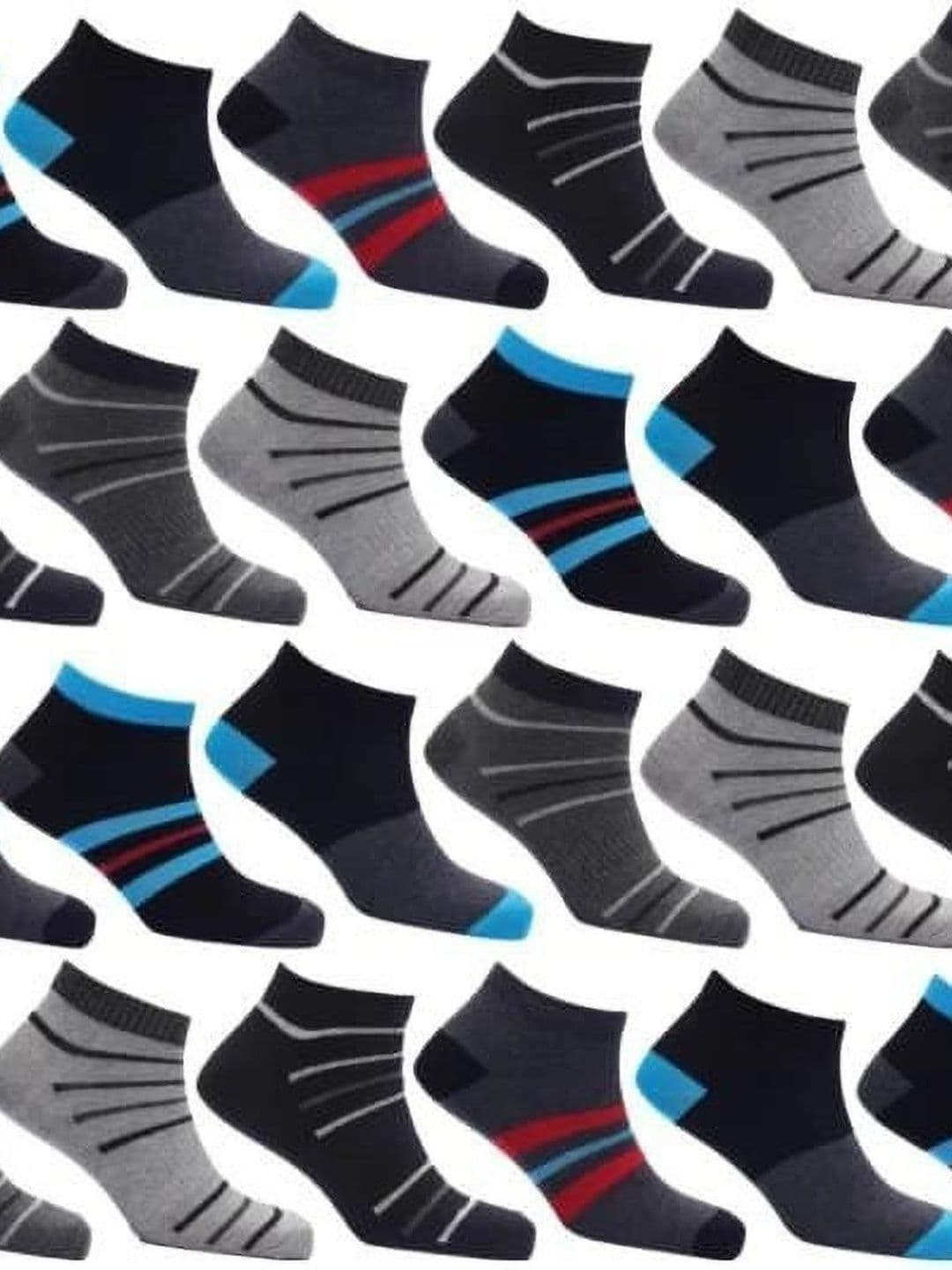 VIPUN Men Cotton Colourblocked Ankle Length Socks - view 1